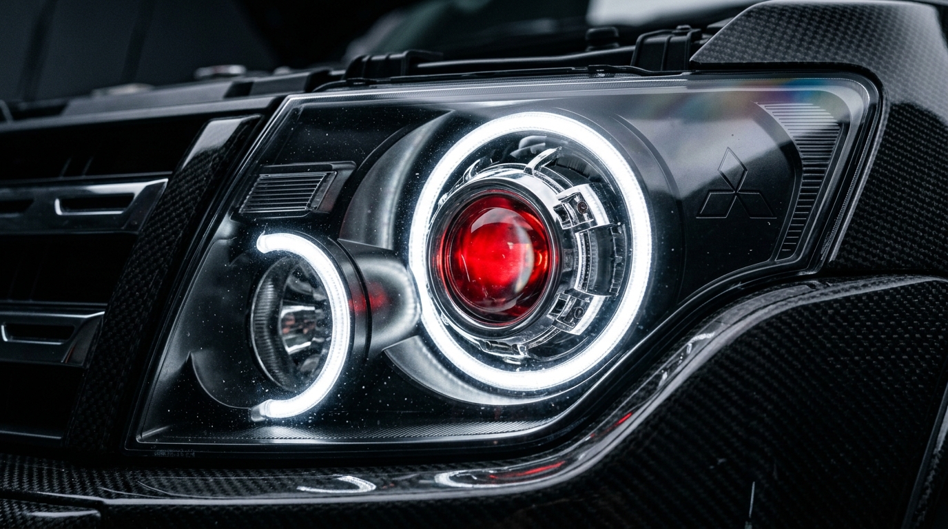 Pajero Headlight Modification